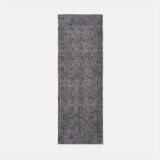 Altan Anatolian Style Grey Runner Rug - 70 X 200 cm